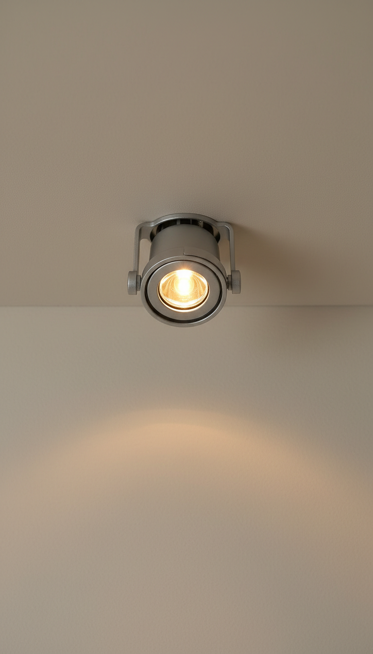 Recessed Spotlight With Minimal Trim